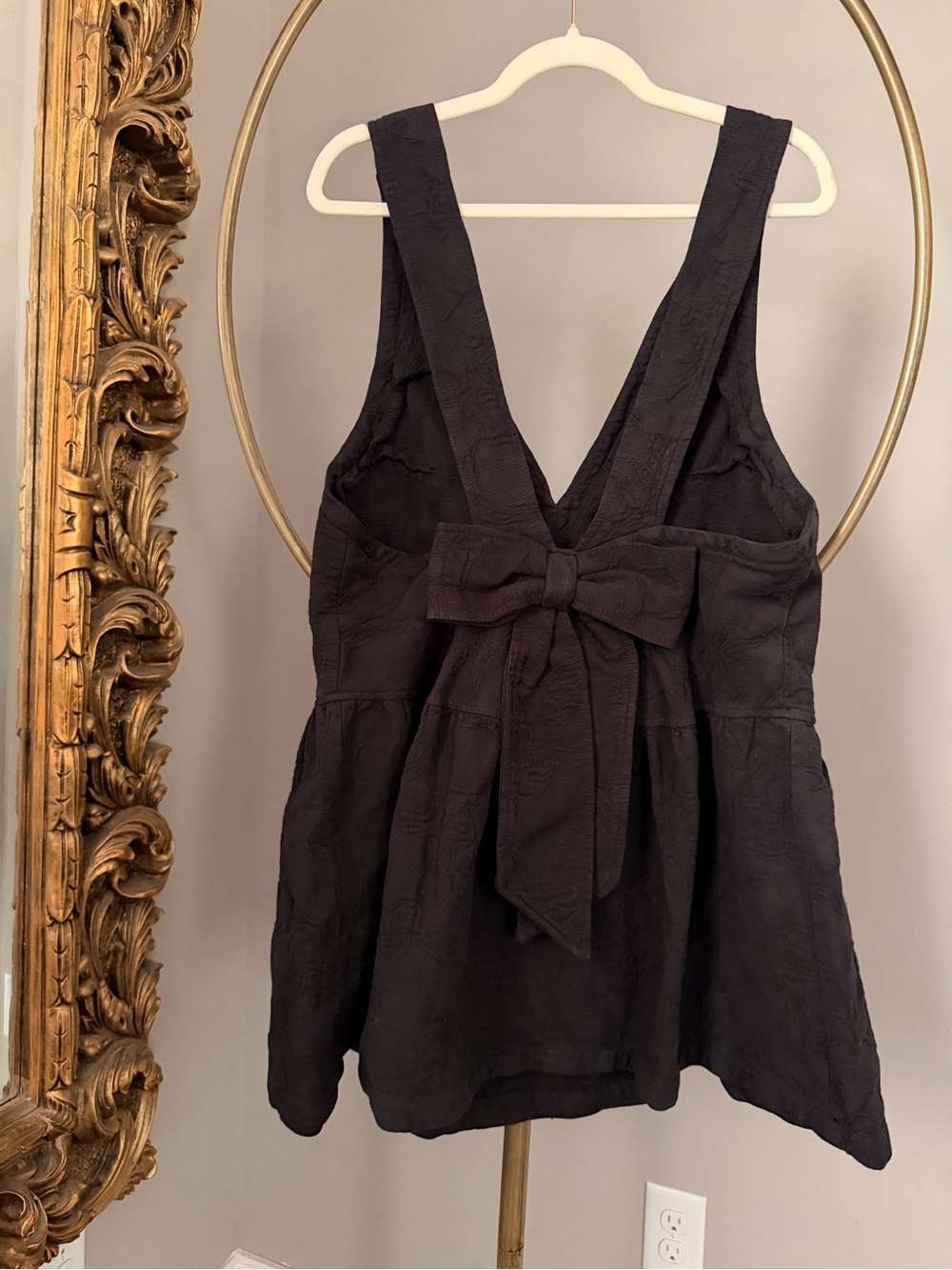 Free People Bow-Back Mini Dress